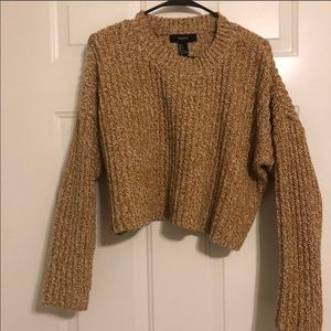 Cropped Knit Sweater